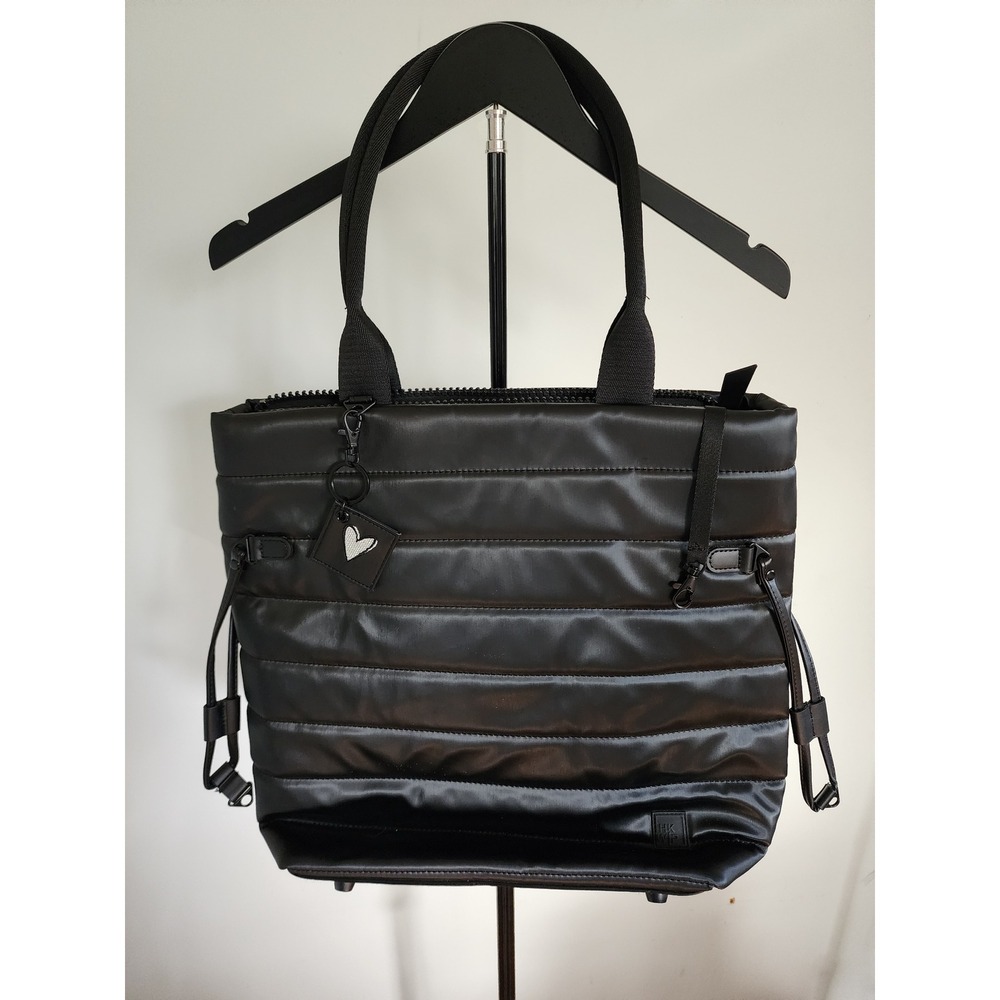 IHKWIP Shawn Killinger North‎ South Haute Tote Puffer Bag Black NWOT NO STRAP